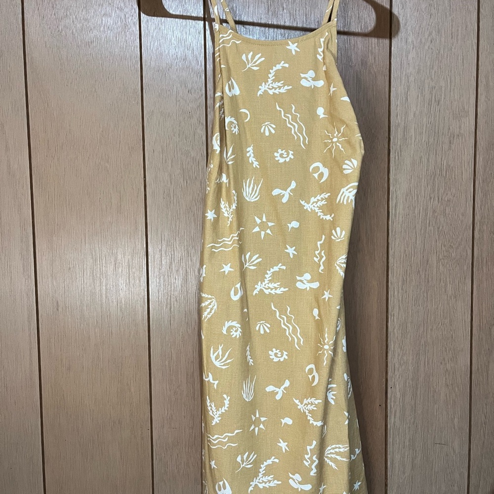 NWT Backless Tan Beach Dress